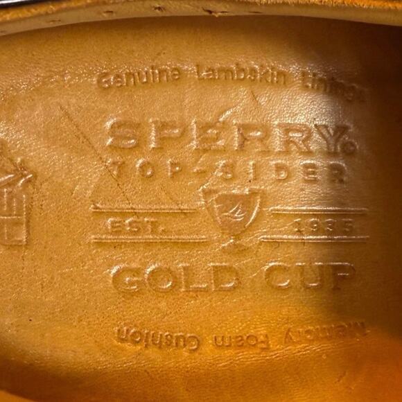Sperry Mens Oxford Wingtip Shoes Top Sider Gold Cup Bellingham Size 7.5M Loafers main image 8